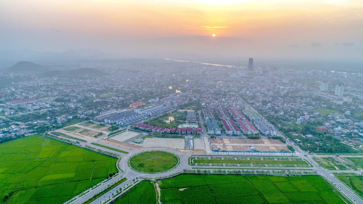 Đường về Thanh Toàn từ Khu đô thị An Cựu City Huế